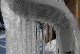 Water pipe defrosting